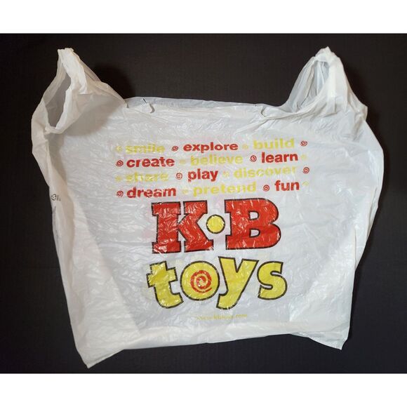 Vintage KB KayBee Toys Plastic Bag 1990s Toy Store Memorabilia Collectible - Picture 2 of 4